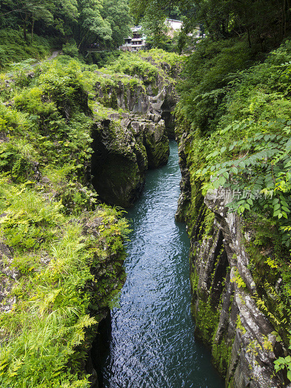 Gokaso 河和高千穗峡谷，日本